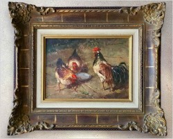 1. Kogut i Kury w Zagrodzie - Dickmeis Gerhard (1918-1978)