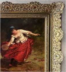 Tancerka z tamburynem - Dickmeis Gerhard (Heinsberg 1918 - 1978 Jülich)