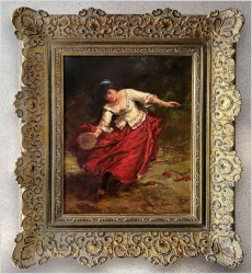 Tancerka z tamburynem - Dickmeis Gerhard (Heinsberg 1918 - 1978 Jülich)