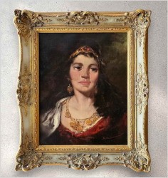 1. Portret młodej kobiety - Dickmeis Gerhard (Heinsberg 1918 - 1978 Jülich)