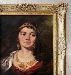 6. Portret młodej kobiety - Dickmeis Gerhard (Heinsberg 1918 - 1978 Jülich)