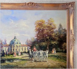 4. Malarstwo rokoko! Scena parkowa - Herbert Isenberg *1930