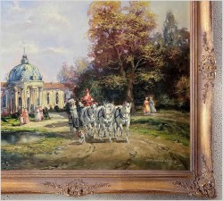 7. Malarstwo rokoko! Scena parkowa - Herbert Isenberg *1930