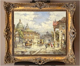 Obrazy na płótnie z motywem architektury miasta  - Prof. August-Alexander Wendehals (1934-2003)