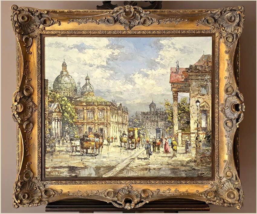 Obrazy na płótnie z motywem architektury miasta - Prof. August-Alexander Wendehals (1934-2003)