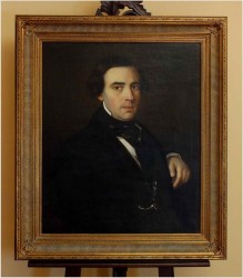 DWA ORYGINALNE PORTRETY Z OKRESU BIEDERMEIER (Olej, płótno 1840-60r.)