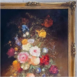 Duże barokowe malarstwo olejne! Oskar Robert Dogarth (Wien ur.1898-1961 ) 145cm x 120cm.