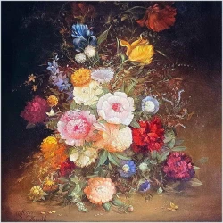Duże barokowe malarstwo olejne! Oskar Robert Dogarth (Wien ur.1898-1961 ) 145cm x 120cm.