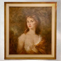Duży portret kobiety - Prof. Andreas PATZELT (1896-1980 Wien)
