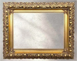 Rama po renowacji i złoceniu o wymiarach obrazu (70cm x 50cm) XXw.