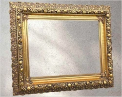 Rama po renowacji i złoceniu o wymiarach obrazu (70cm x 50cm) XXw.
