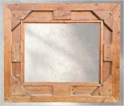 Stara RAMA ZŁOCONA XIX wiek do obrazu 68x55 / 103x90 cm • Zdobiona Kartusze