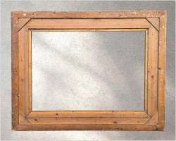 Masywna rama złocona XIX w. pod obraz 95x68 cm • Gęsty ornament • Piękna