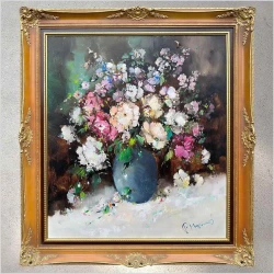 Kompozycja florystyczna  • Kwiaty w wazonie  • Henze P. Morro (1925-2013)