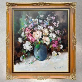 Kompozycja florystyczna  • Kwiaty w wazonie  • Henze P. Morro (1925-2013)