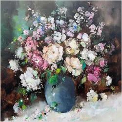 Kompozycja florystyczna  • Kwiaty w wazonie  • Henze P. Morro (1925-2013)