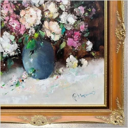 Kompozycja florystyczna  • Kwiaty w wazonie  • Henze P. Morro (1925-2013)