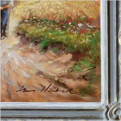 Wyjątkowa scena z końmi - Powrót ze żniw - Hans Nickel (1916–1987)