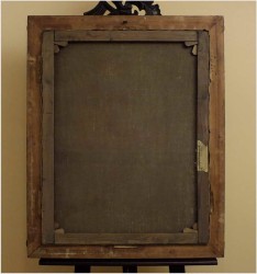 PIĘKNE MALARSTWO BATALISTYCZNE! PORTRET HUZARA NA KONIU - XIXw.