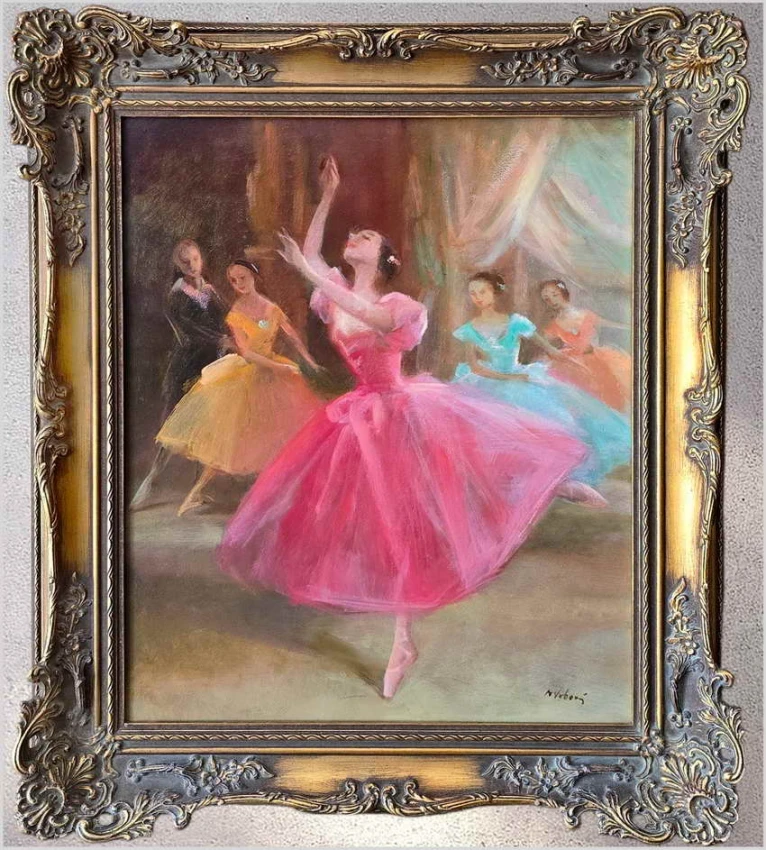 Baletnica na scenie baletu „Don Kichot” - Miloslava Vrbová (1909–1991)
