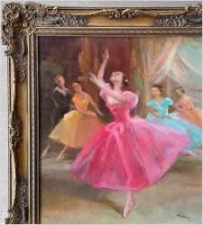Baletnica na scenie baletu „Don Kichot” - Miloslava Vrbová (1909–1991)