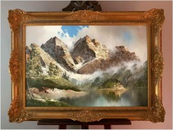 Piękna Panorama Alpejska,  Zugspitze Und Eibsee - J.E. Lemke *1916