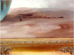 Kompozycja wiosennych kwiatów w wazonie - Hedwig Petermann *1877