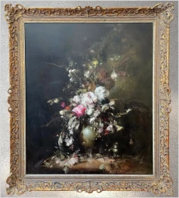 Dobra Cena! Kwiaty w wazonie - Kömpöczy Balogh Endre (Hungary *1911)
