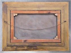 Monachijska scena rodzajowa: Konie w oczekiwaniu u kowala (87cm x 63cm)