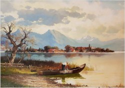Jezioro Chiemsee ~ Helmut Stadelhofer (1914- 1979)