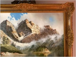 Piękna Panorama Alpejska,  Zugspitze Und Eibsee - J.E. Lemke *1916