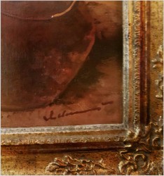 Chłopiec, Kury i Kaczki- Dickmeis Gerhard (Heinsberg 1918 - 1978 Jülich) 