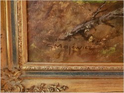 Malarstwo Aukcyjne! Jeleń Na Rykowisku - oryg. Georg Majewicz (1897-1965)