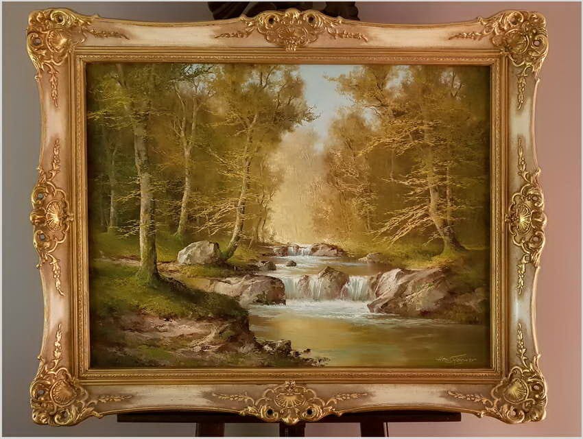 Ciekawe Malarstwo Romantyczne, Tajemniczy Las - Hans Wagner *1924