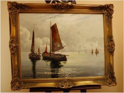 MARYNISTYKA, ŁODZIE - ERNST HUGO LORENZ MUROWANA