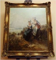 W OCZEKIWANIU NAD BRZEGIEM MORZA! DICKMEIS GERHARD (Heinsberg 1918 – 1978 Jülich)