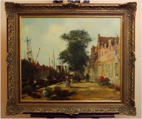 KANAŁY AMSTERDAMU! DICKMEIS GERHARD (1918-1978r.)