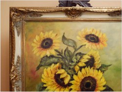 POLECAMY! SŁONECZNIKI W WAZONIE - TEKLA ELZER ( Deutsche maler)
