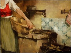 SCENA RODZAJOWA! DICKMEIS GERHARD (1918-1978r.)