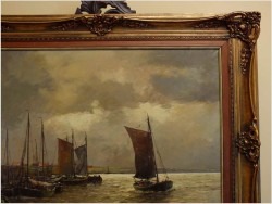 POLECAMY MARYNISTYKĘ! ŁODZIE ŻAGLOWE NA MORZU - E.R. SCHÜRMANN *1898