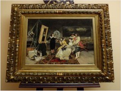 POLECAMY! W PRACOWNI, ATELIER MALARZA - BENNETT, Frank Moss (1874-1952)