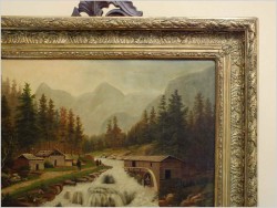 OBRAZ Z OKRESU ROMANTYZMU NIEMIECKIEGO - AUTOR NIEZNANY 1870 ROK