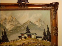 POLECAMY! KRAJOBRAZ ALPEJSKI -  WOLFGANG HEINZ UNGER *1929