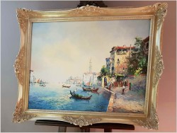 Mega Rarytas! Technika Szpachlowa, Wenecja - Carol Spree *1907