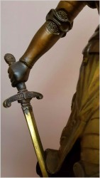 Prosto z Francji! Duża Figura Jeanne D’arc - Louis Moreau (French 1855-1919)