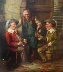 Próba wina u mnicha - org Hein van Doren ur. (1930r Düsseldorf )