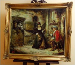 UNIKAT! DEGUSTACJA WINA ! org Prof. Willi DEPRÉ (1922-1995r.) „Blejtram, pieczęć lakowa!”