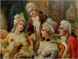 Polecamy! Scena Rokoko - Stephan Sedláček (1868-1936 Wien)