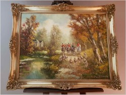 POLECAMY! WYJAZD NA POLOWANIE - WLADIMIR GRECHOW (*1917 IN MOSCOW)