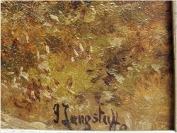 ROMANTYCZNY KRAJOBRAZ - John LANGSTAFFE (British,1849-1912) No:1